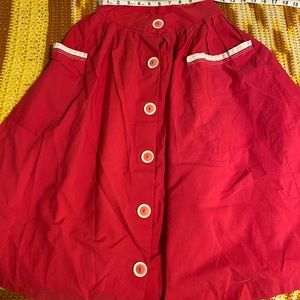 Vintage high waisted pink skirt